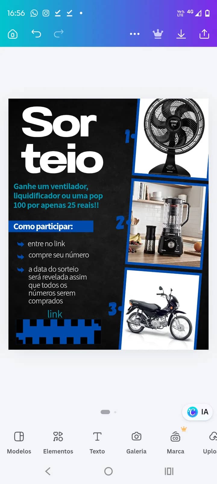 Imagem da campanha Três prêmios por apenas 25 reais!!!